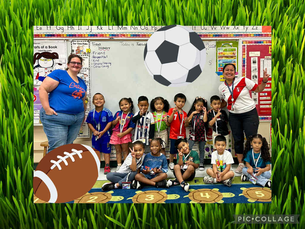 Ms. Ramirez's PreK students "Futbol (Soccer) Day" (9.30.25)