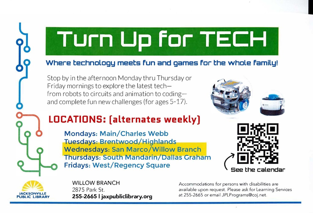 Turn up for Tech - Wednesdays
