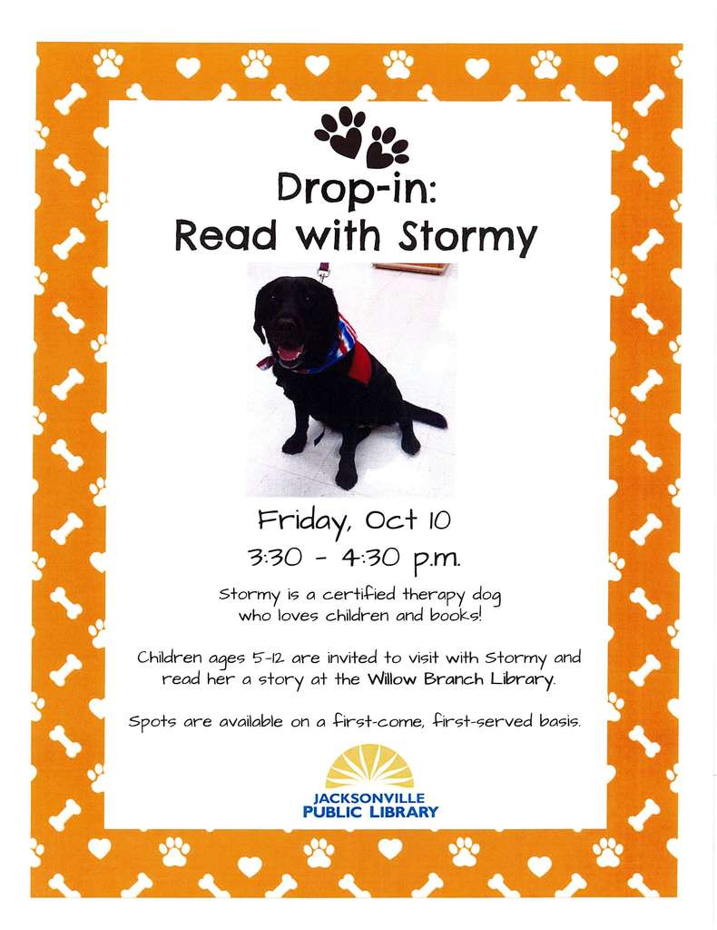 Read with Stormy Flyer - Oct. 10