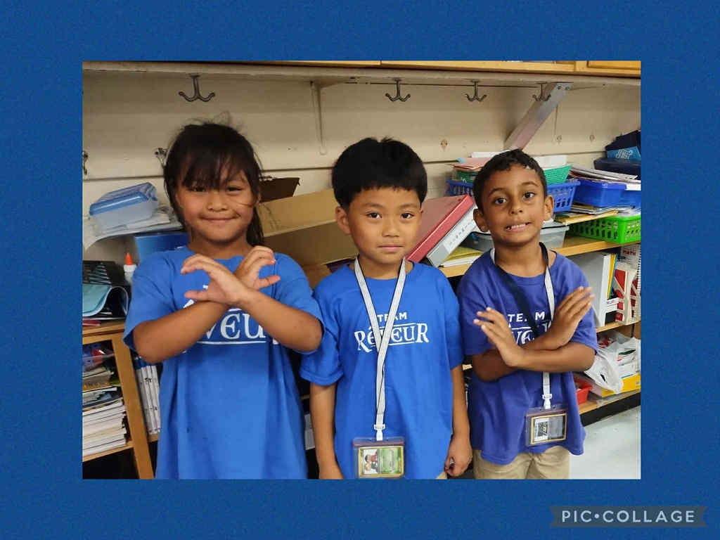 Ms. Resta's 1st Grade students (House/Team Shirt Day) Oct 2nd