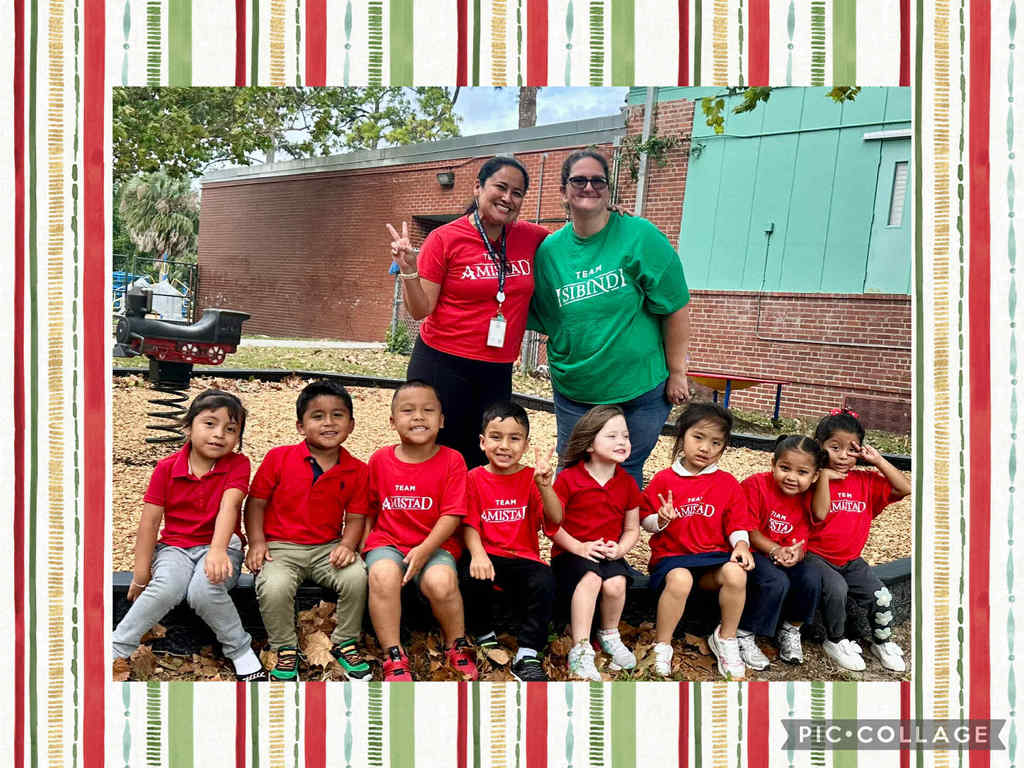 Ms. Ramirez's PreK students (House/Team Shirt Day) Oct 2nd