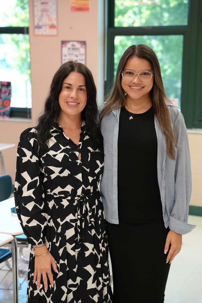 Monica Martinez and Mckenzie Fletcher teachers who teach Civics at Arlington Middle School