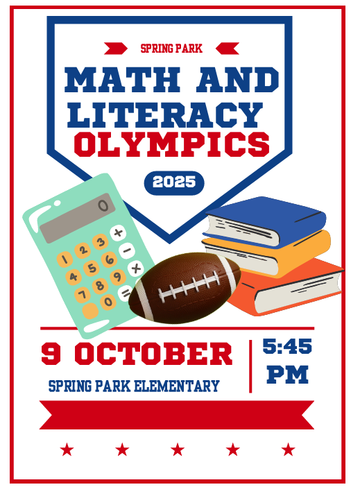 Math & Literacy Olympics 2025 - Flyer 1