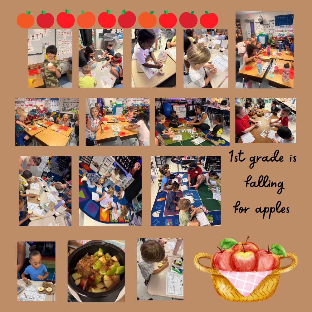 1st grade celebrated Apple Day!