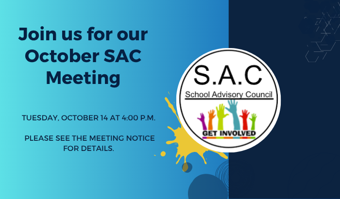 October 2025 SAC Meeting notice