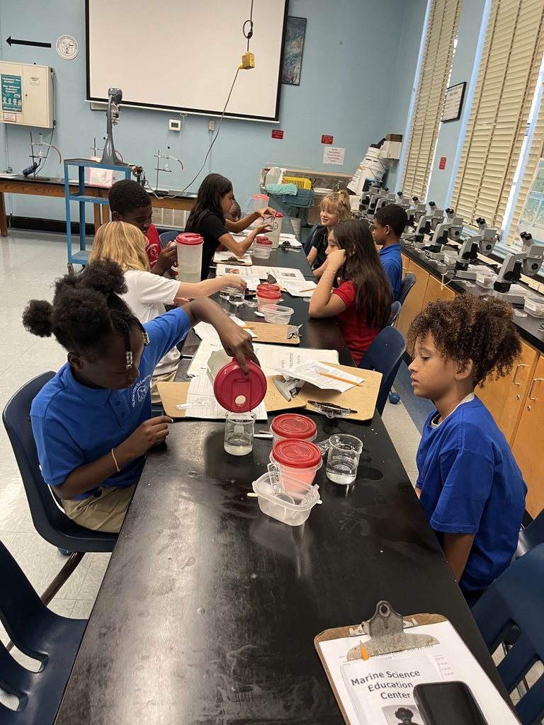 Students performing science experiment