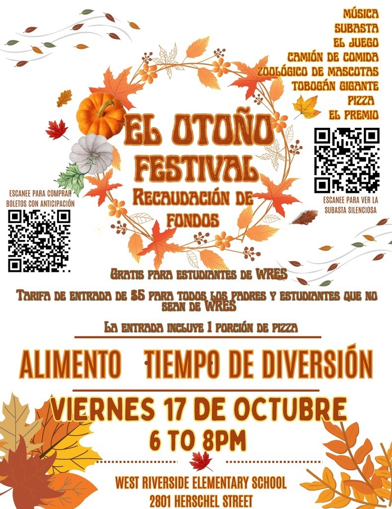 Fall Festival Flyer - spanish
