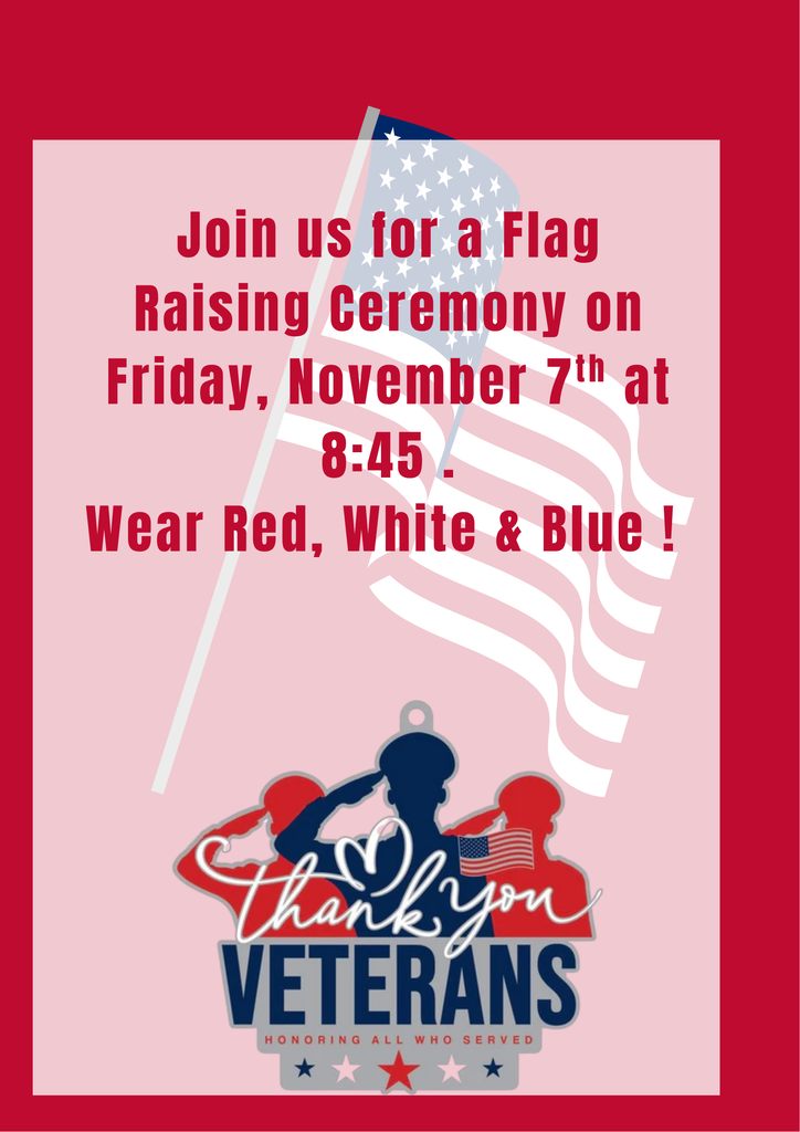 Veterans Day Flag Raising