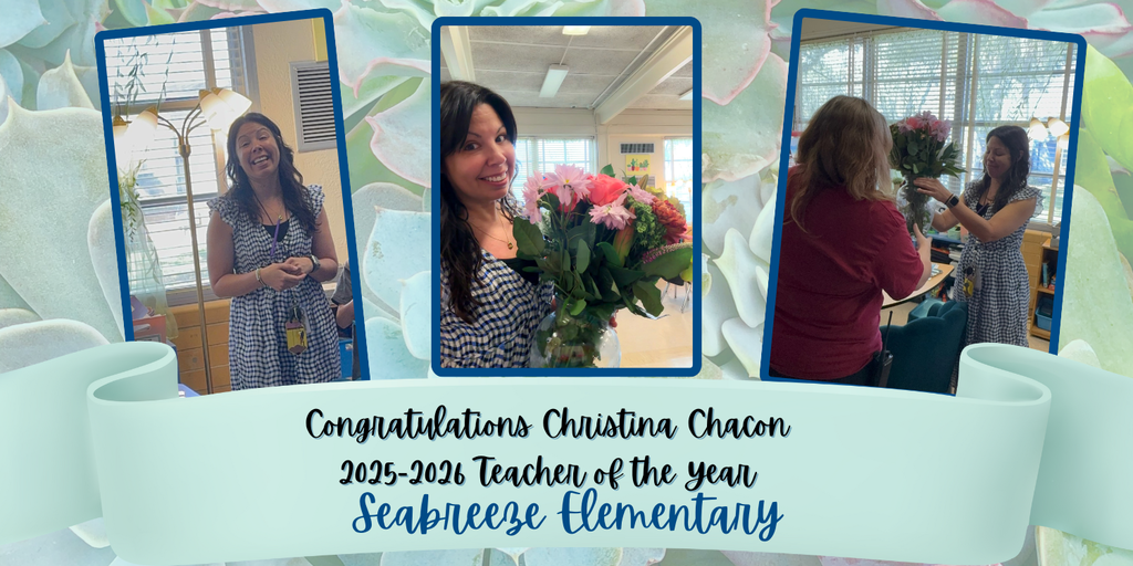 Teacher of the year 2025 Christina Chacon