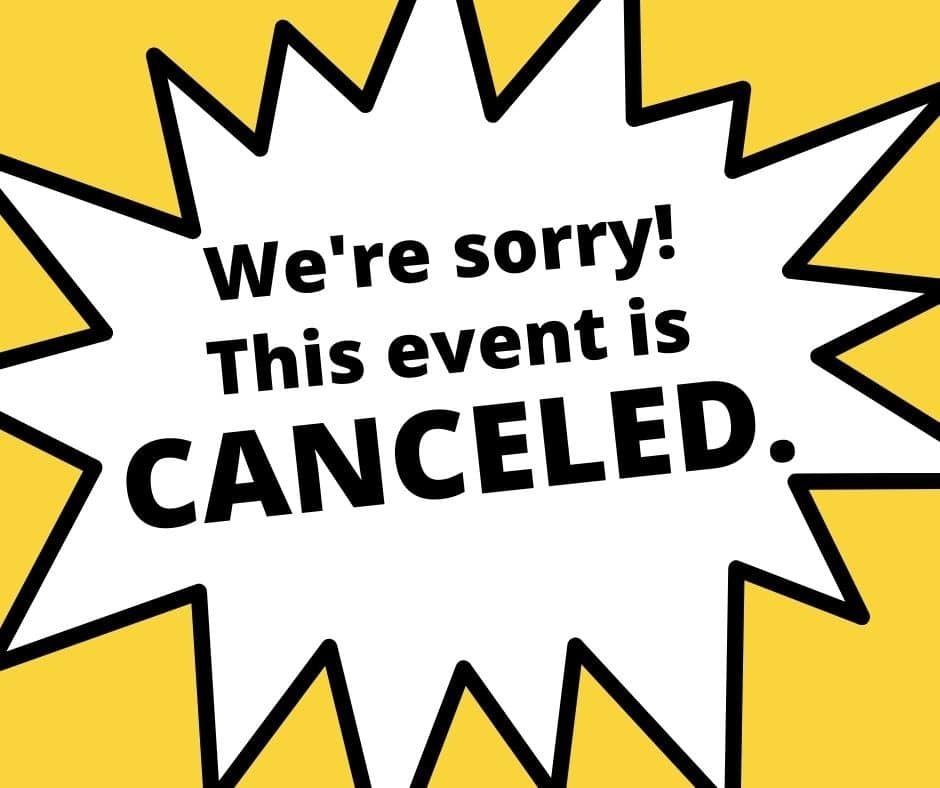 We're Sorry! This evening is canceled. (All Pro Dad)