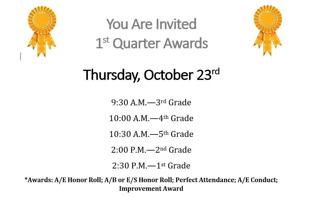 first quarter awards