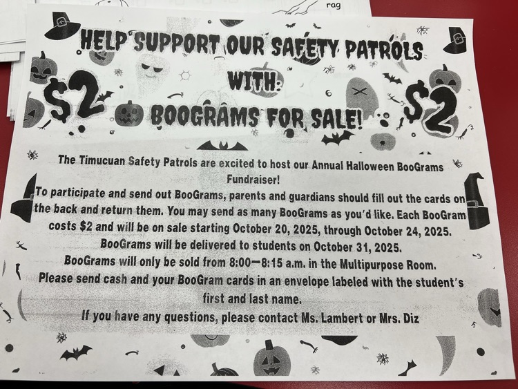 Boo Gram Flyer