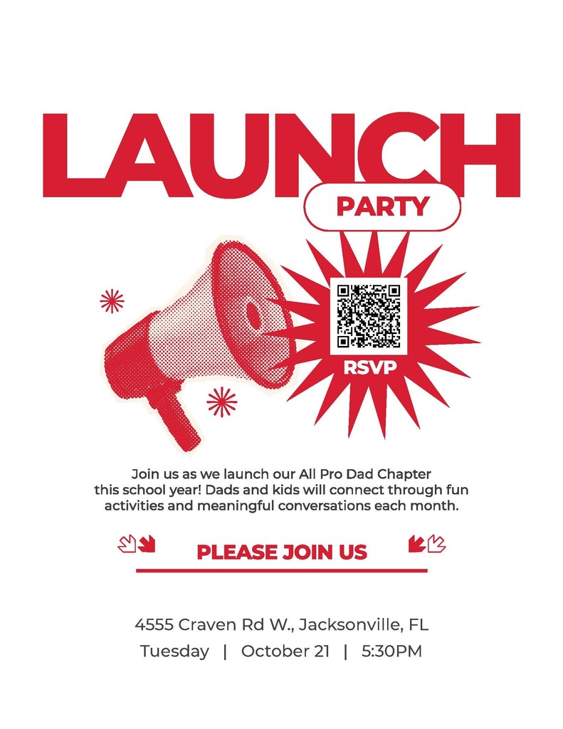 All-Pro Dad Launch Party Flyer 10-21-25