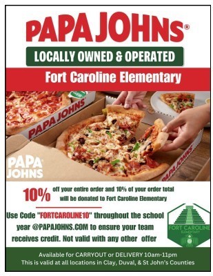Papa John Pizza 25-26