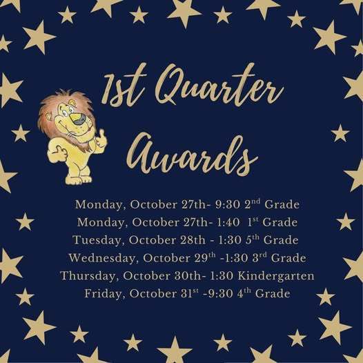 1st Quarter Awards