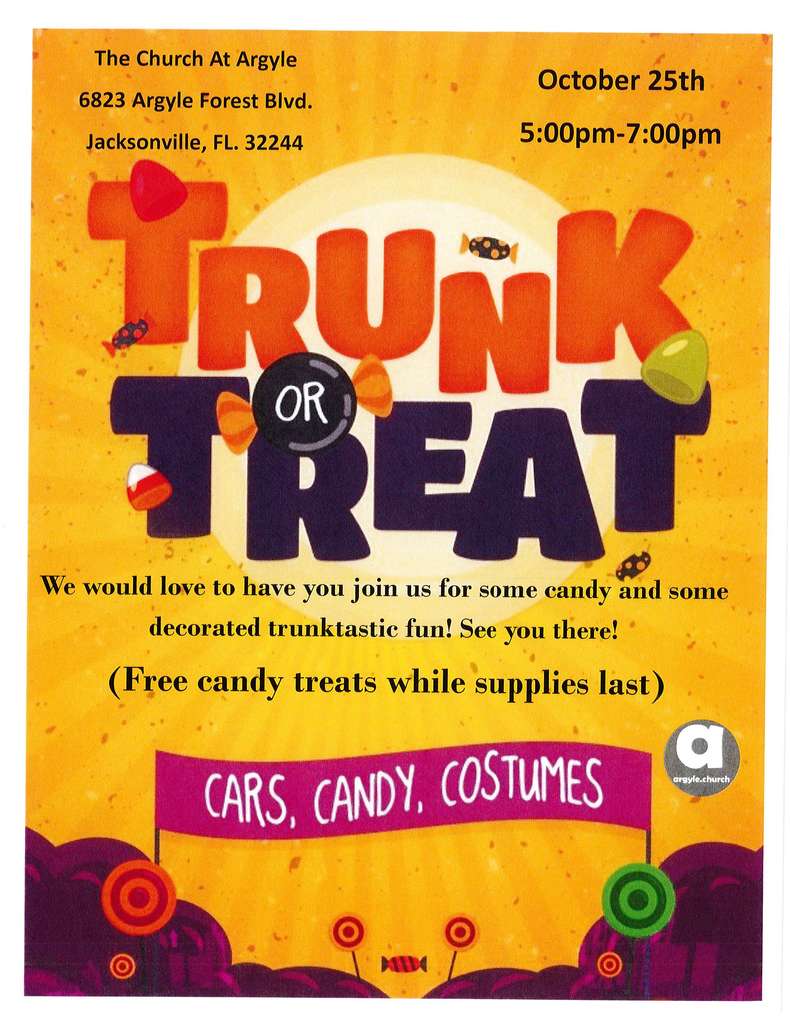 Trunk or Treat at the Church at Argyle