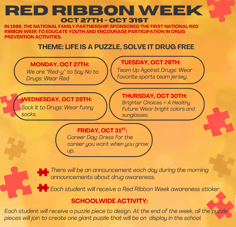 Red Ribbon Week (October 27th-31st)