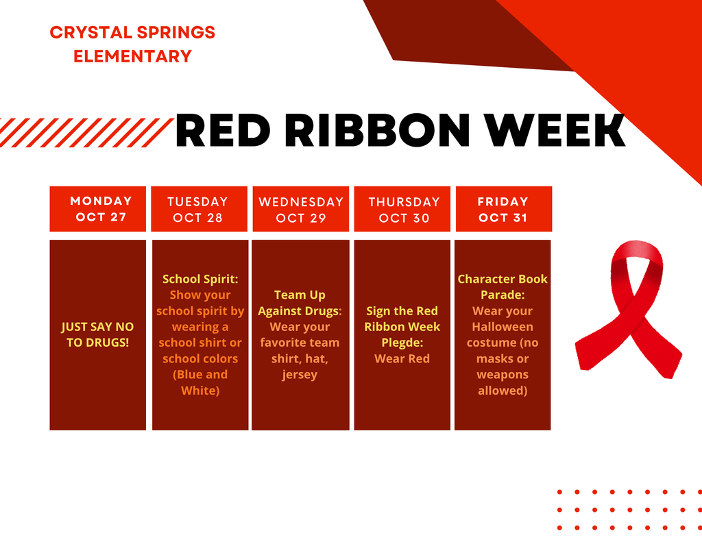Red Ribbon Week Events