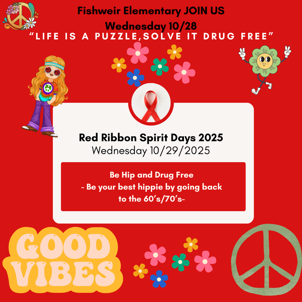 Wednesday 10.29 Spirit Day Drug Free