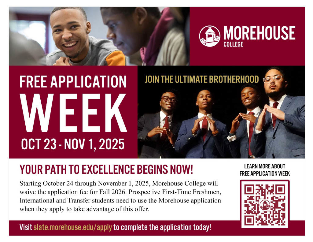 Morehouse  Free Application Week