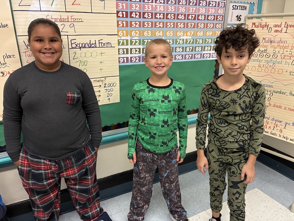 Students in pajamas