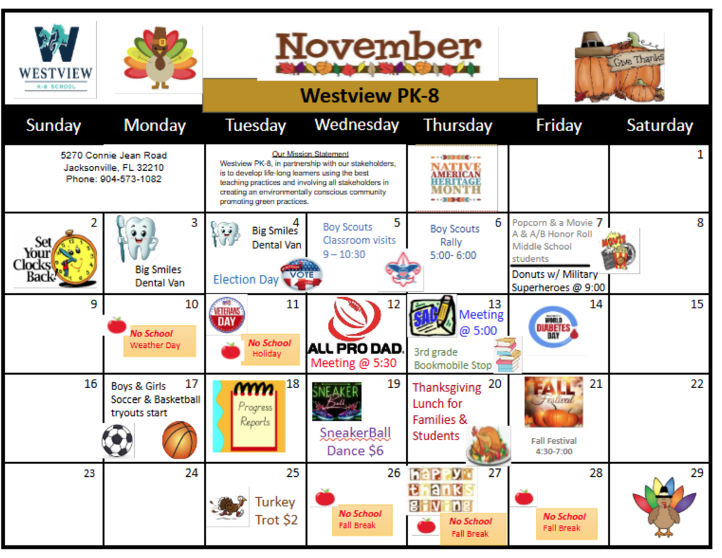 November Calendar