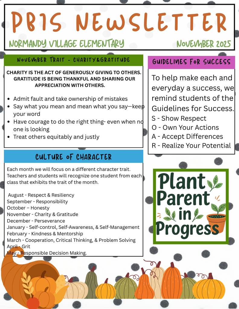PBIS November Newsletter