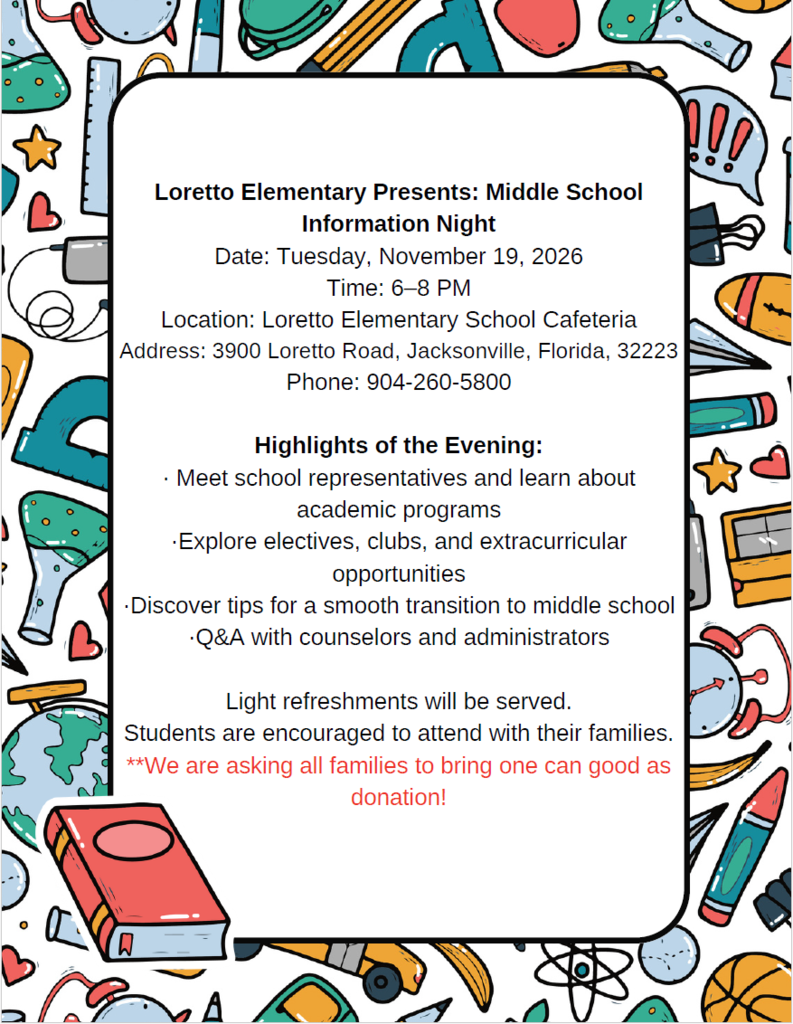 Information Night flyer