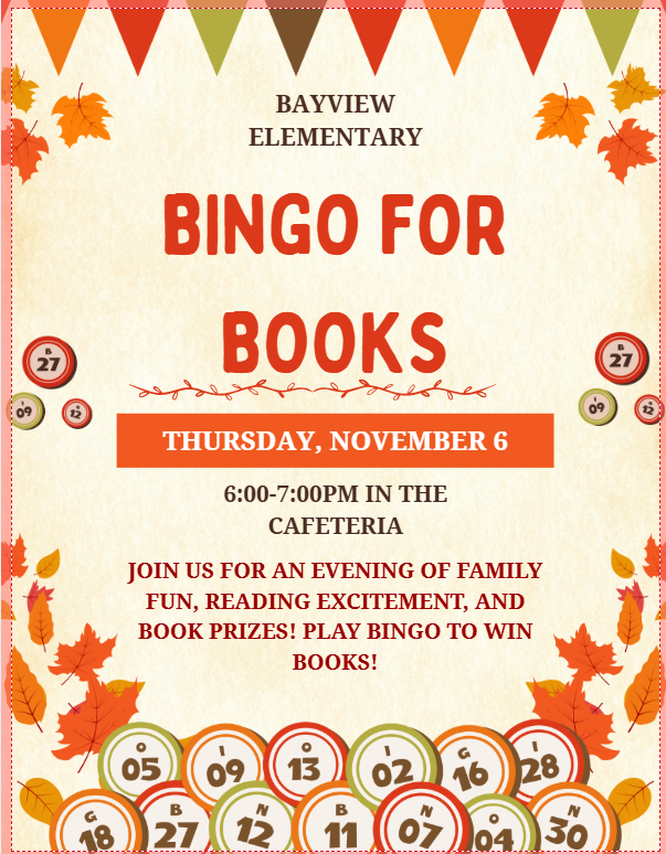 Bingo For Books 6-7pm this Thursday!