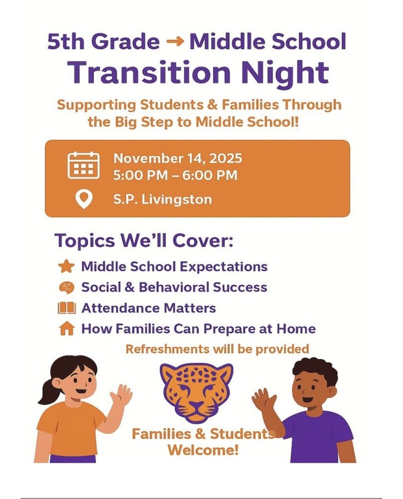 5th Grade to Middle School Transition Night - Supporting Students & Families Through the Big Step to Middle School 