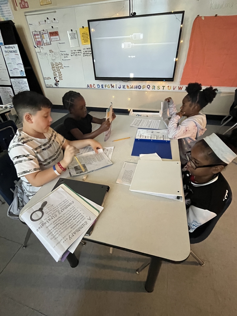 Students reading together