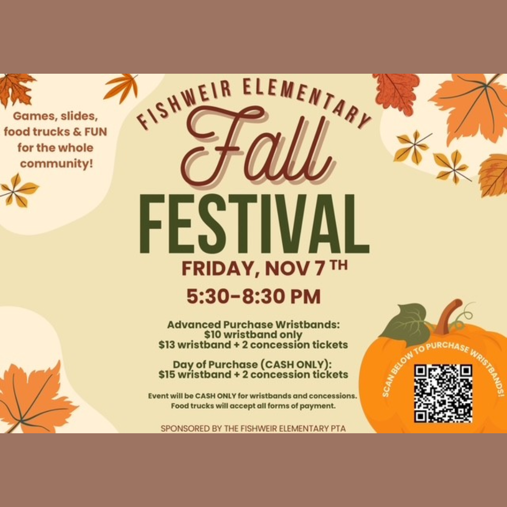 Fall Festival - THIS FRIDAY Friday 11/6