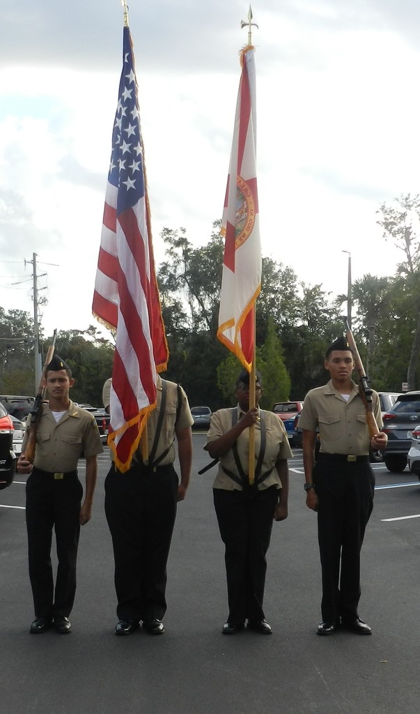 Veterans  Day Flag Raising