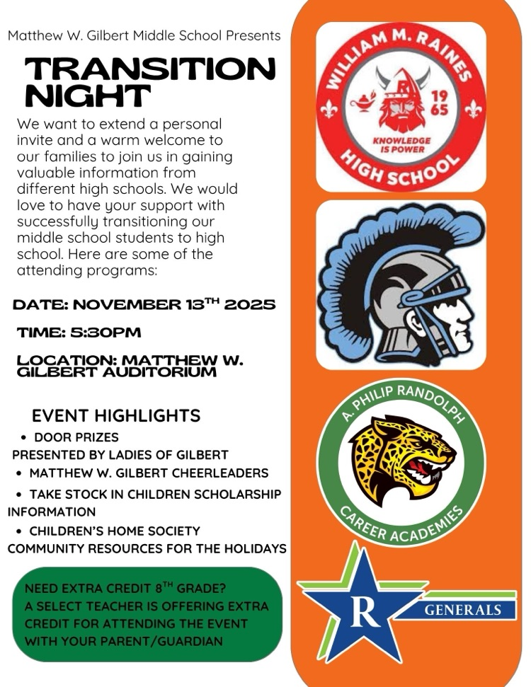 transition night Thursday