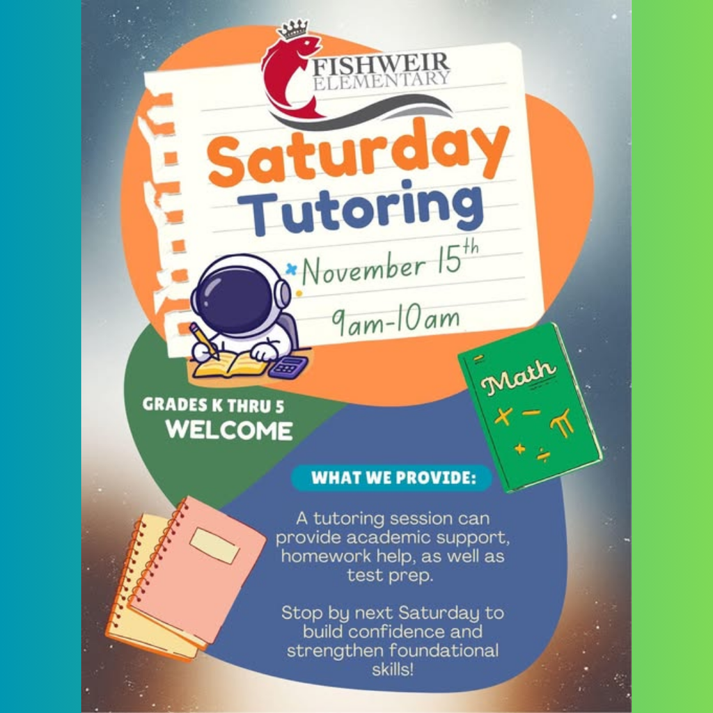 Saturday Tutoring November 15th