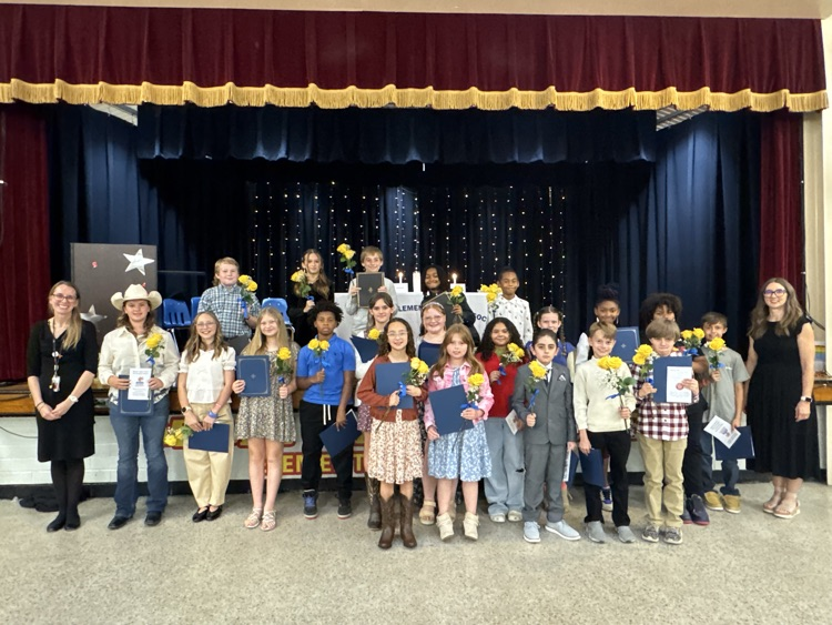 MAJ NEHS sponsors and new inductees!