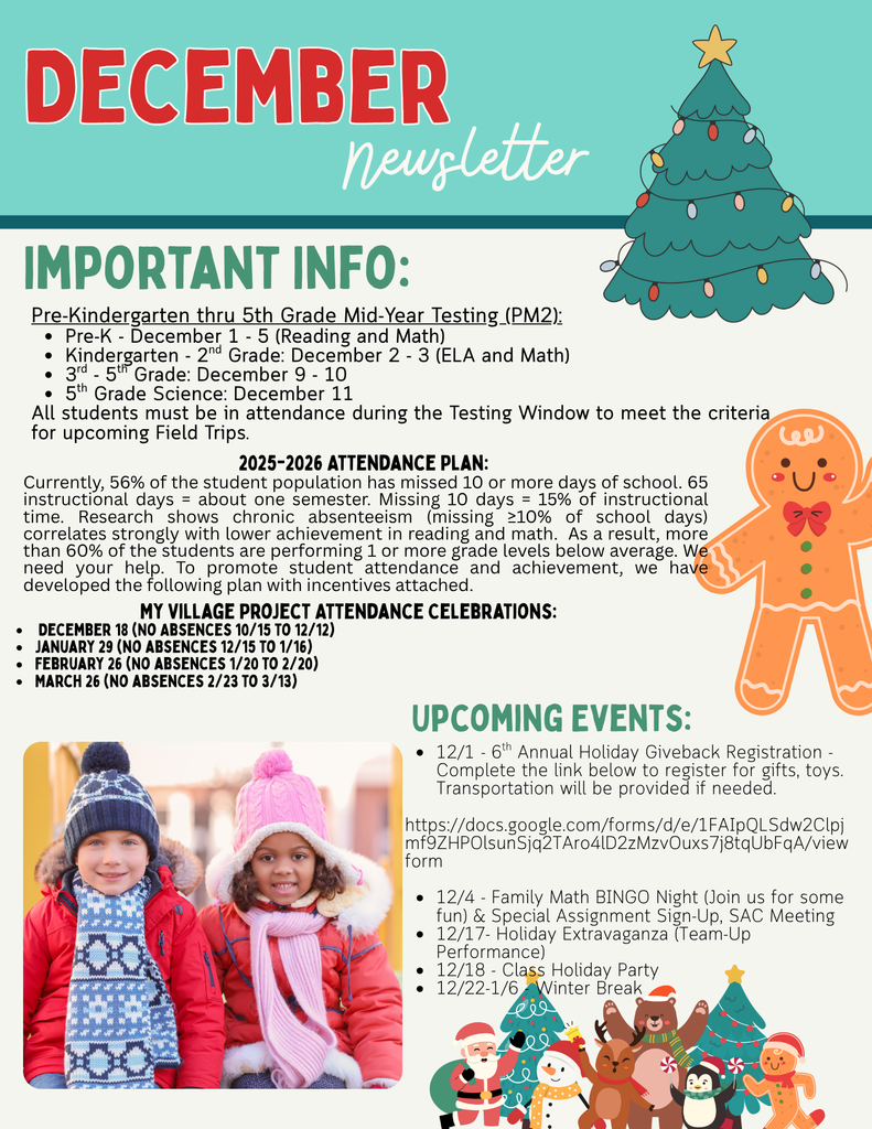 December Parent Newsletter
