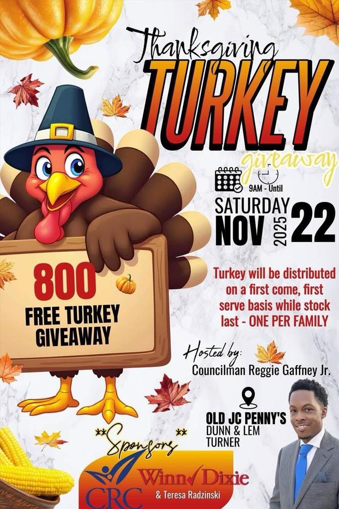 Thanksgiving Turkey Giveaway