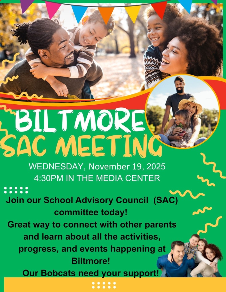 SAC Meeting Fleyr with words and pictures of parents and children