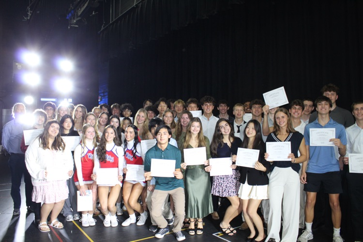 honor society inductions 