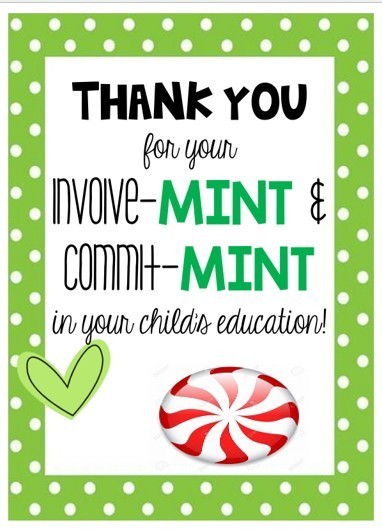 Thank you card for parents