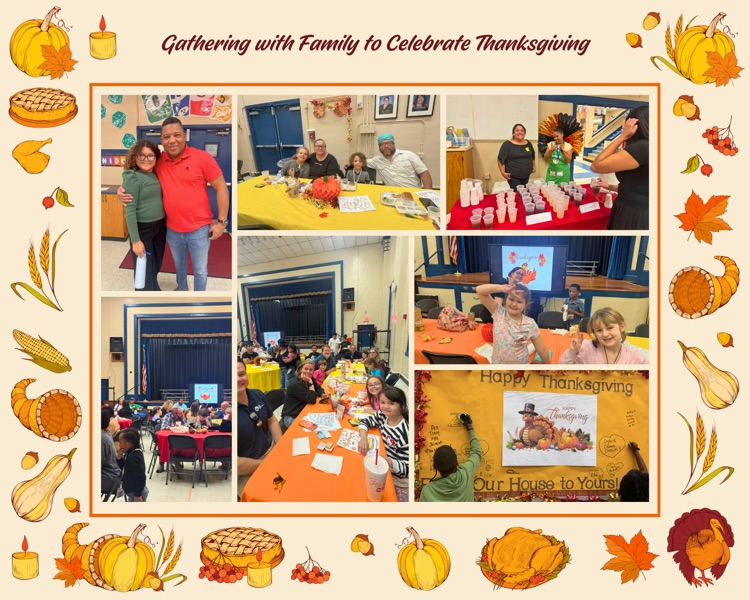 thanksgiving luncheon collage