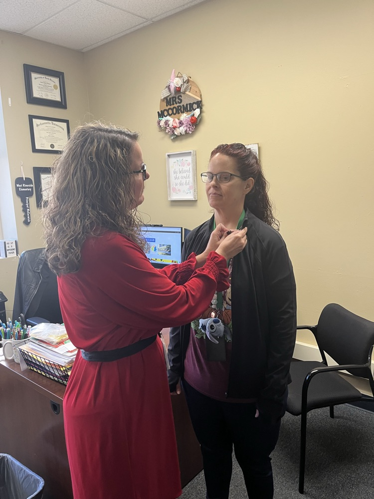 Principal McCormick and Ms McDonald 