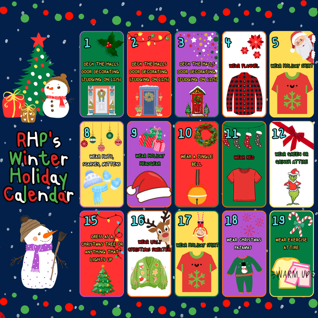 Winter Holiday Calendar