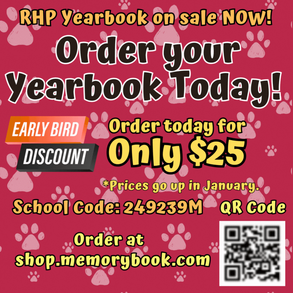 Yearbooks on sale now!