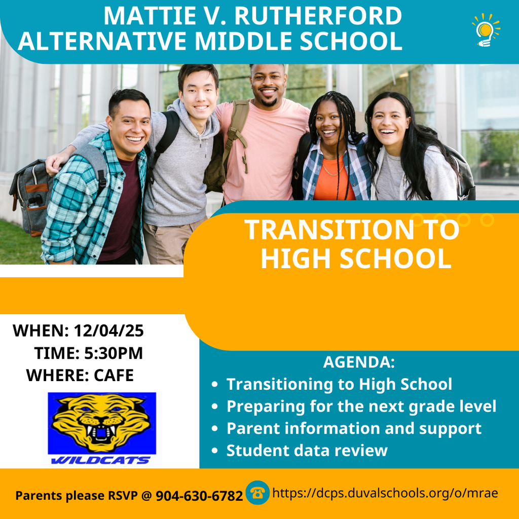 Transition to High School Night  December 4, 2025 at 5:30pm