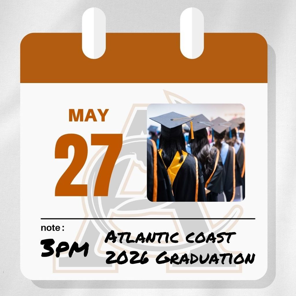 Class of 2026 Graduation Ceremony: May 27 at 3pm. See post for details.
