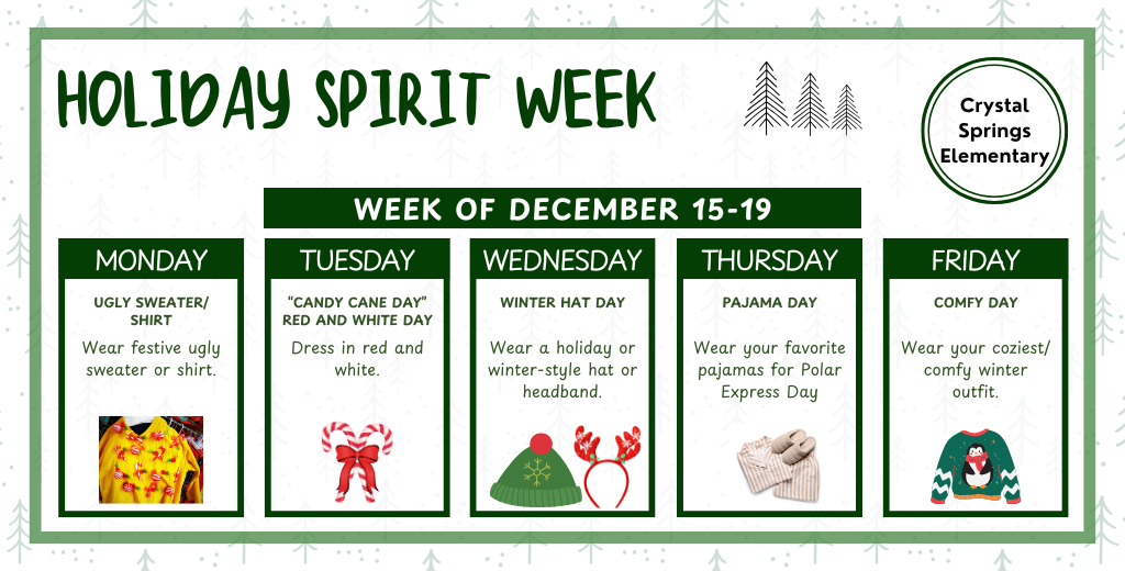 Holiday Spirit Week
