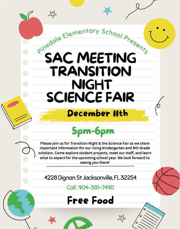 SAC Meeting/Transition Night/Science Fair
