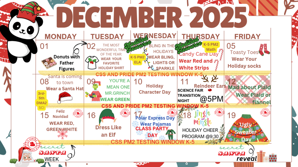 December 2025 Calendar!